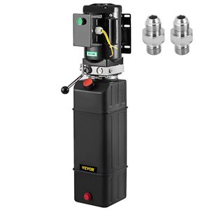 Bomba Hidráulica Monofásica de 15 Cuartos de Galón con Motor de 3450 RPM para Elevación de Vehículos, Remolque Portátil de 208-230 Voltios para Vehículos - Product Image 1