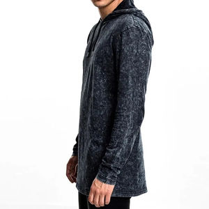 Sudadera con Capucha Larga para Hombre, Estilo Vintage, Casual, con Capucha Ajustable con Cordón y Diseño Ajustado - Product Image 2