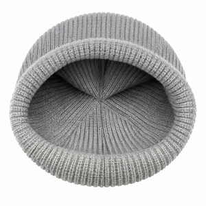 <b>Men</b> Plain Knit <b>Beanie</b> <b>Hat</b> Stretchable Warm Winter Cap Comfortable Daily Outdoor Casual Headwear OEM ODM Wholesale - Product Image 3