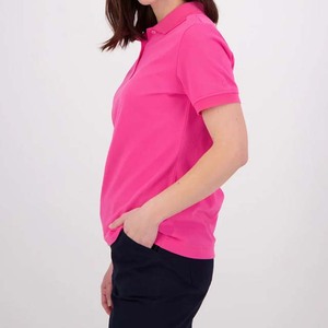 Private Label <b>Women</b> <b>Polo</b> <b>Shirt</b> Short Sleeve Casual Streetwear Outfit Heat Transfer Logo - Product Image 3