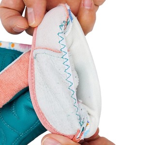 Gants de travail en cuir de mouton robustes à motif floral imprimé, avec grip flexible, pour le jardinage, vente en gros au Pakistan - Product Image 4