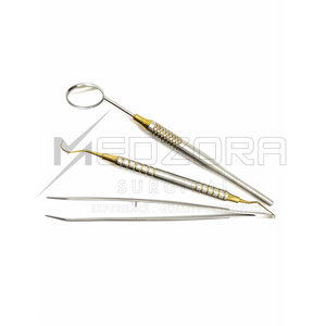 ชุดเครื่องมือตรวจทางทันตกรรมพื้นฐาน MEDZORA SURGICAL  ชุดเครื่องมือผ่าตัดทำจากเหล็กกล้าไร้สนิมสำหรับการผ่าตัดช่องปาก-ได้รับการรับรองมาตรฐาน CE - Product Image 6