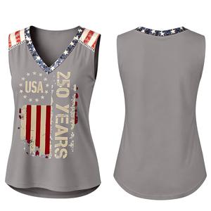 Camiseta sin mangas personalizada para mujer, cuello redondo, ecológica, con serigrafía, informal, transpirable, tejida, 95% nailon, con logo frontal. - Product Image 2