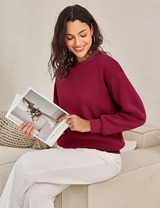 Nouveau sweat-shirt pour femme, style 2026, chaud et décontracté, en coton imprimé, à manches longues, pour l'hiver - Product Image 4