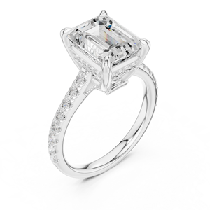 Anillo de Diamantes Cultivados en Laboratorio de Oro Sólido de 14k para Mujer, Corte Brillante, Certificado IGI, 2-4 Gramos, Romántico, de Aries Jewel - Product Image 4