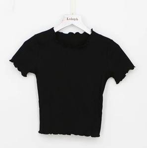 T-shirts décontractés pour femmes, coupe ajustée, en tissu Oxford 100 % coton, respirants, anti-plis, séchage rapide, manches courtes - Product Image 5