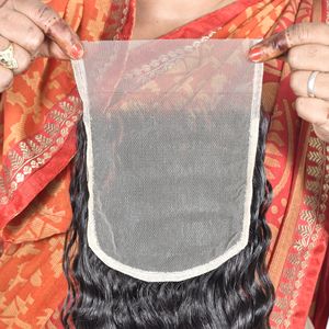 Extensions de cheveux humains indiens bruts non traités à 100 %, ondulés, meilleure qualité, couleur noire, produit de qualité supérieure, aspect naturel, vente en gros - Product Image 6