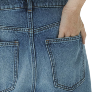 Jeans de Mezclilla de Cintura Alta para Mujer, Corte Recto, Pantalones Casuales de Moda, Cómodos para el Día a Día, Ropa Personalizada al por Mayor - Product Image 6
