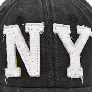 Casquette de baseball vintage structurée pour femme, été, vente en gros, résistante aux UV, 5 panneaux, ajustable, 100 % polyester sergé, style sportif courant - Product Image 2