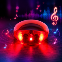 Bracelet lumineux LED activé par le son, bracelet lumineux à commande vocale pour concert, festival, événement