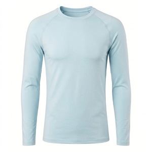 Premium <b>Men</b> s Performance Rash Guard Long Sleeve Sun Protection <b>Base</b> <b>Layer</b> Customizable Slim Fit Gym Outdoor Athletic Shirt - Product Image 1