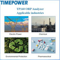 Testeur de pH/ORP en ligne personnalisable OEM/ODM, capteur redox, précision 1mV, écran LCD, contrôleur de pH pour le traitement des eaux usées industrielles