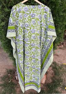 Cotton Printed <b>Kaftan</b> Luxury Beach Coverup Organic Cotton <b>Kaftan</b> Beach Dress Cruise Wear Resort Wear Summer Dress Long <b>Kaftan</b> - Product Image 5