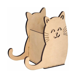 Stationary Organizer MDF <b>Pen</b> Holder Student <b>Gift</b> <b>Pen</b> Organizer Pencil Stand Holder for Home Office Use - Product Image 1