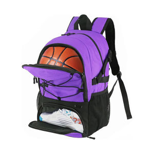 Sac à dos de sport de style professionnel pour le basketball, imperméable, avec rangement pour ballon et bretelles réglables - Product Image 4