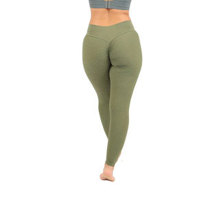 Leggings de yoga pour femmes au design tendance, avec logo personnalisé, respirants, durables, de haute qualité, vente en gros - Product Image 3