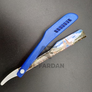 Rasoir le plus vendu, poids léger, haute qualité, manche en plastique ABS à lame unique, rasoir droit de barbier entièrement personnalisable - Product Image 4