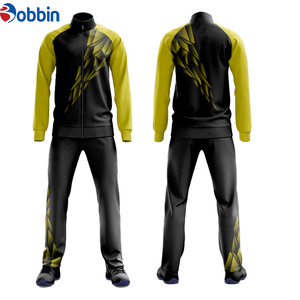 Conjunto Deportivo de Diseño Personalizado de Alta Calidad para Hombre, Chaqueta y Pantalones con Estampado Geométrico Negro y Rosa, Cierre Completo, Corte Regular, para Toda Temporada - Product Image 3