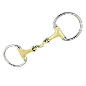Mors de cheval de qualité professionnelle en acier inoxydable, équipement d'équitation métallique durable pour l'entraînement, le contrôle et la communication - Product Image 6