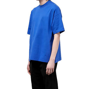 Camisetas de hombre de alta calidad, personalizadas, transpirables, con cuello redondo, 100% algodón, de corte holgado, a precios de mayorista. - Product Image 3