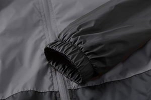 Mens <b>Lightweight</b> Windbreaker <b>Jacket</b> Stand Neck Full Zip Casual Sports Outerwear Water Resistant Coat for Fitness Travel - Product Image 2