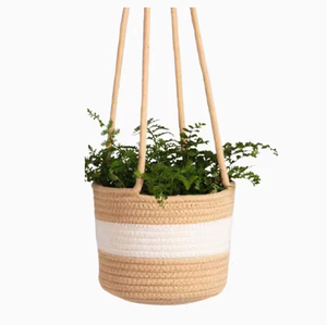 OEM Jute <b>Tree</b> <b>Pot</b> Manufacturer – Custom Size Natural Fiber Planter Cover for Bulk and International Orders - Product Image 3