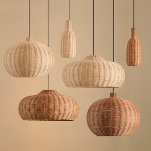 Best Selling New Contemporary Rattan Lampshade Lightweight Natural Wicker <b>Pendant</b> Shade For Interiors Manufacturer from Vietnam - Product Image 1