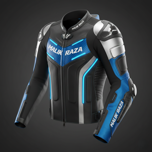 Chaqueta de Motocicleta de Cuero Ventilada |   Equipo de Montar a Caballo Personalizado MALIK RAZA para Verano |   Fabricante de Ropa de Motociclista de Cuero Vacuno Ligero - Product Image 3