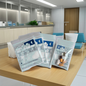 Sacs médicaux refermables en LDPE imprimés sur mesure pour la pharmacie, les médicaments et l'utilisation clinique - Product Image 1