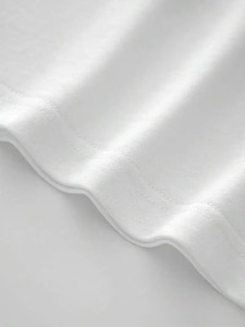 T-shirt blanc surdimensionné pour homme, imprimé dessin animé, manches courtes, col rond, décontracté, tricoté, 100% coton respirant, motif avant - Product Image 6