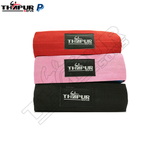 Longues bandes de résistance en coton pour Fitness imprimé ensemble de bandes de gymnastique pour hommes et femmes Hip Circle Booty Bands OEM ODM entretenu - Product Image 2