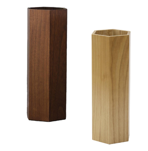 Porte-parapluie en bois d'acacia de qualité supérieure, support de présentation en bois pour cannes et parapluies - Product Image 4