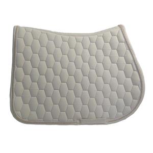 Tapis de selle en cuir équestre avec doublure en tissu, logo personnalisé, équipement d'équitation de haute qualité, respirant et à séchage rapide - Product Image 2