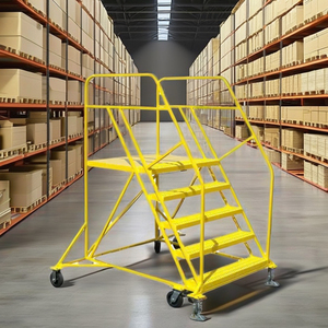 Chất lượng cao chi phí-hiệu quả di động cán truy cập thang guardrails thép hiện đại cho siêu thị <span class=keywords><strong>s</strong></span>ử dụng OEM/ODM xuất khẩu u.<span class=keywords><strong>s</strong></span> - Product Image 1