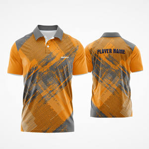 เสื้อกีฬาแขนสั้นสำหรับผู้ชายผ้าโพลีเอสเตอร์/ ผ้าฝ้ายแห้งเร็วพิมพ์ลายซับลิเมชันตามสั่ง - Product Image 1