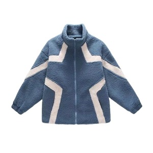 Fournisseur en gros de vestes en polaire de haute qualité, fermeture éclair intégrale, tissu sherpa, impression personnalisée, veste en polaire d'hiver pour homme, veste en polaire sherpa - Product Image 6