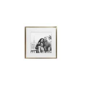 Modern Square <b>Gold</b> Metal Picture <b>Frame</b> Thin Bezel Tabletop Photo <b>Frame</b> Wholesale Custom Metallic Artwork Framing - Product Image 1