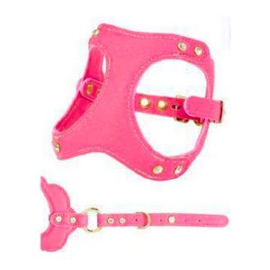 Muhlengia <b>Leather</b> Dog Harness Basic Harness Dog <b>Collar</b> Dog Accessories Wedding Clothes Sustainable - Product Image 6