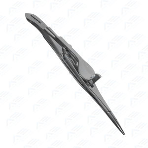 ที่จับเข็มโลหะ เครื่องมือผ่าตัด เครื่องมือแพทย์ ที่จับเข็มแบบตรง คุณภาพสูง ทำจากสแตนเลส - Product Image 2