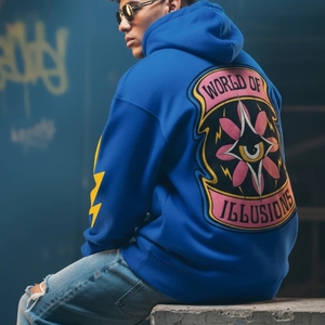 Fabricante Profesional de Sudaderas Extra Grandes, Sudadera de Felpa de Algodón, Impresión de Logotipo Personalizado - Product Image 5