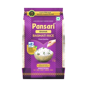Riz Basmati à grains longs séché Pansari Khana Khazana 1KG Fortifié - Product Image 2