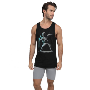 New Design CUSTOM <b>No</b> Pain <b>No</b> Gain Casual Workout Tank Top Men Gym Fitness Breathable Knitted Front <b>Logo</b> Available in all sizes - Product Image 4