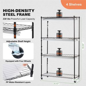 4-Tier 3000K 180W LED Full Spectrum <b>Plant</b> Stand Grow <b>Light</b> Indoor 180W LED Full Spectrum <b>Light</b> 4-Tier <b>Plant</b> Shelf Grow <b>Light</b> - Product Image 4