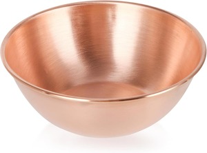 Bol de service rond moderne en acier inoxydable doré, bol à dessert et à salade en métal poli pour une décoration raffinée de la salle à manger - Product Image 3