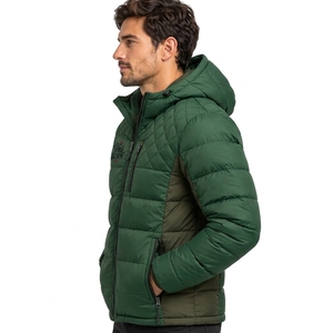 <b>Winter</b> <b>Men</b> Puffer Jacket Thick Quilted Design Warm Insulation Durable Fabric Comfortable Fit Outdoor Casual <b>Wear</b> OEM - Product Image 3