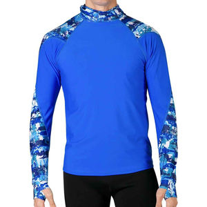 Heat Transfer Printing Long Sleeve <b>Mens</b> Quick Dry <b>Underwear</b> Compression Rush Guard for Workout 2026 Custom <b>Sports</b> Gym Rash Guard - Product Image 2