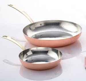 Sartén de Cobre Puro con Diseño Martillado Personalizado para Uso Doméstico y de Catering, Producto de Alta Calidad y Gran Popularidad - Product Image 2