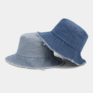 Sombrero de Pescador de Lona para Hombre, Color Sólido, con Bordado, Protección Solar, para Senderismo, Viajes y Uso Casual, Nuevo para Verano - Product Image 1