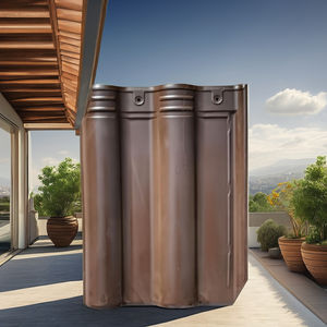 Tejas de Cerámica Curvadas Esmaltadas de Alta Calidad y Coloridas para Villas - Product Image 1