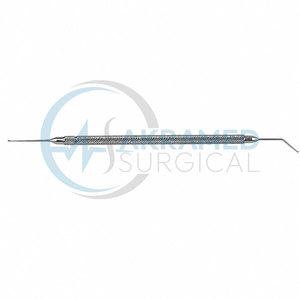 Instrumentos Quirúrgicos Veterinarios de Acero Inoxidable al por Mayor: Empujador de Anillos Malyugin de Doble Extremo Krausz y Manipulador Lester - Product Image 3
